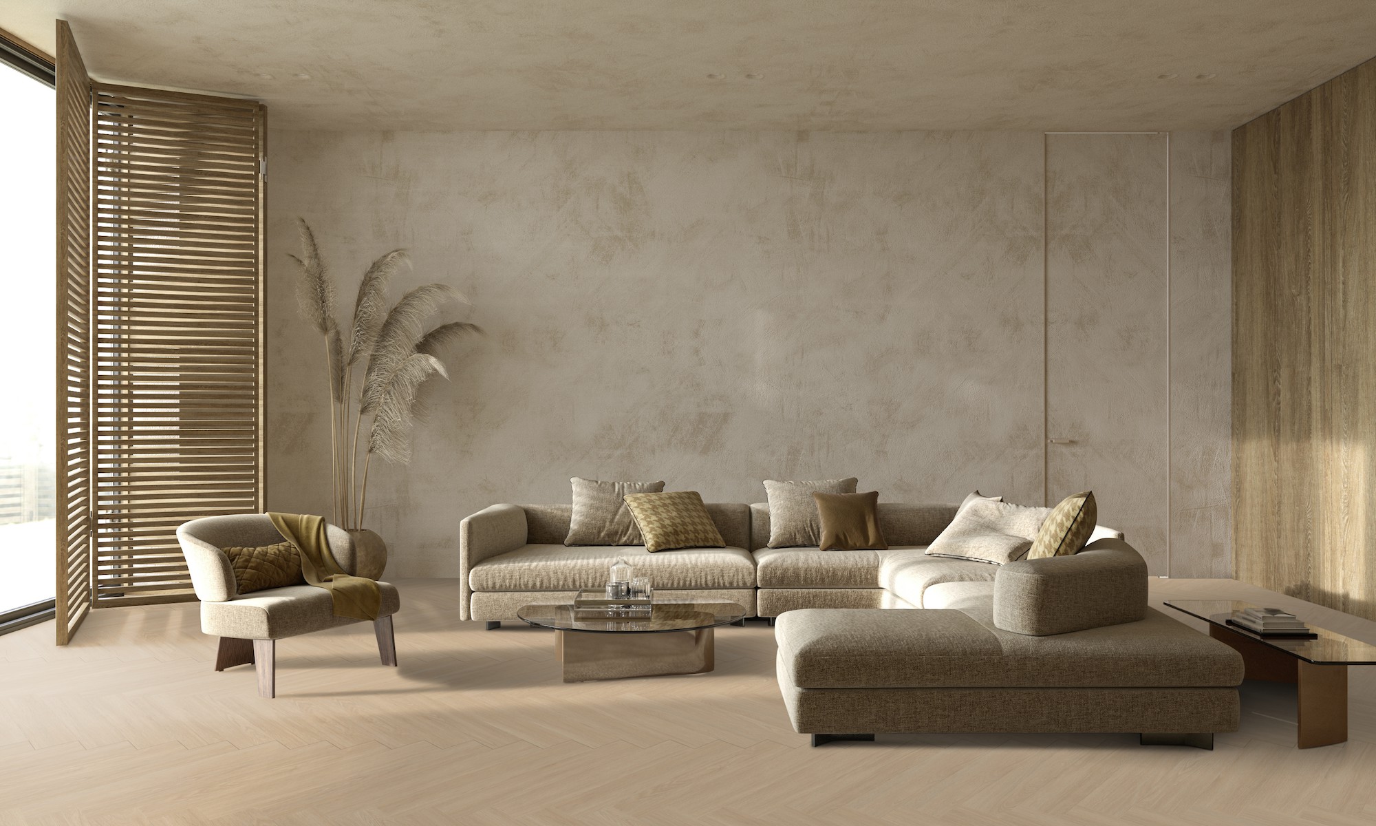 Blomma Beige HB Livingroom